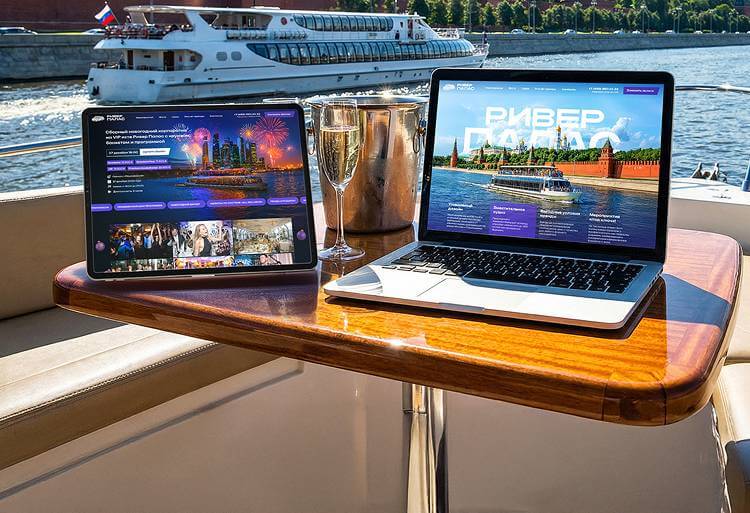 Разработка промо-сайта Теплохода «Ривер Палас»